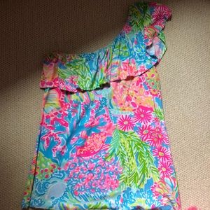 Lilly Pulitzer one shoulder top